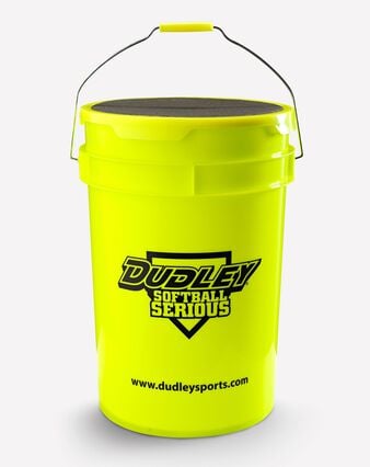 6-GALLON DUDLEY SOFTBALL BUCKET WITH PADDED LID 